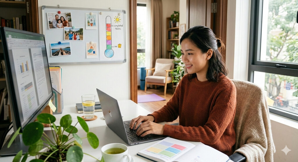 8 bí quyết tự tạo động lực khi làm việc tại nhà